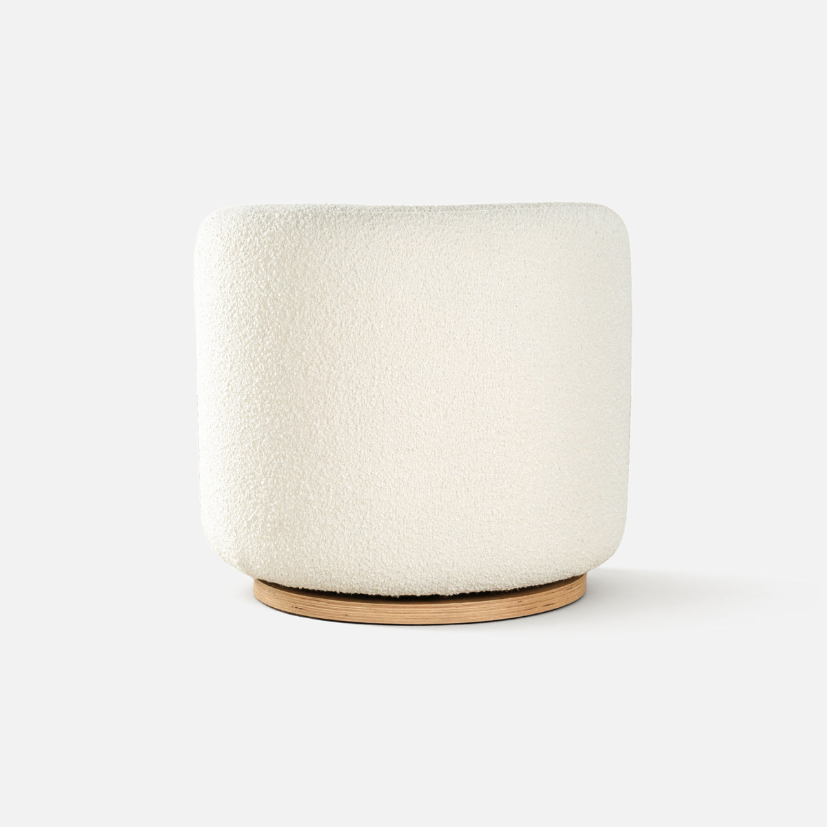 COLAMY AURA Oversized Cocoon Swivel Accent Chair