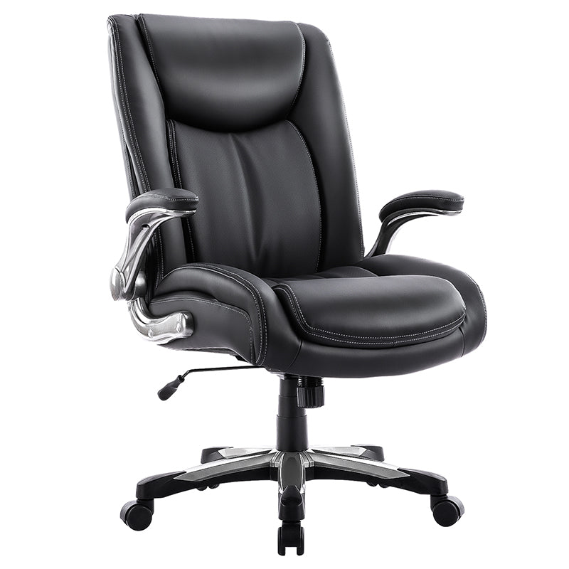 COLAMY PU Leather Big & Tall Office Chair 400lbs Computer Chair Model.5309