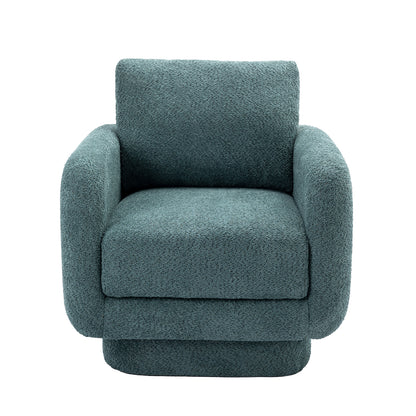 COLAMY Chenille Fabric 360° Swivel Accent Chair Model.W228