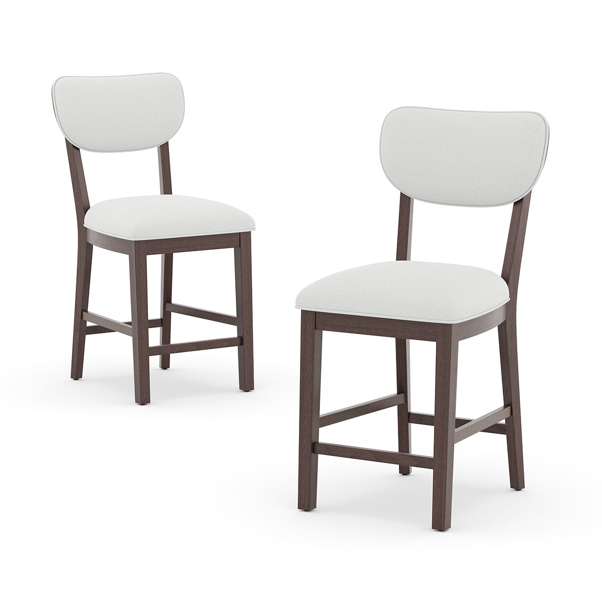 COLAMY AUREL Upholstered Bar Stool