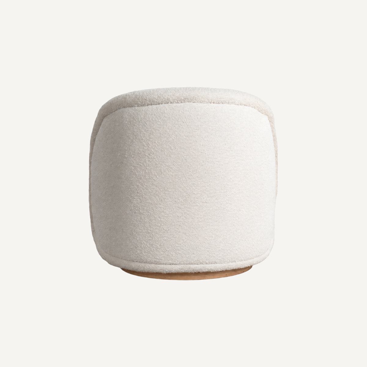 COLAMY AURA Sculpted Swivel Accent Chair