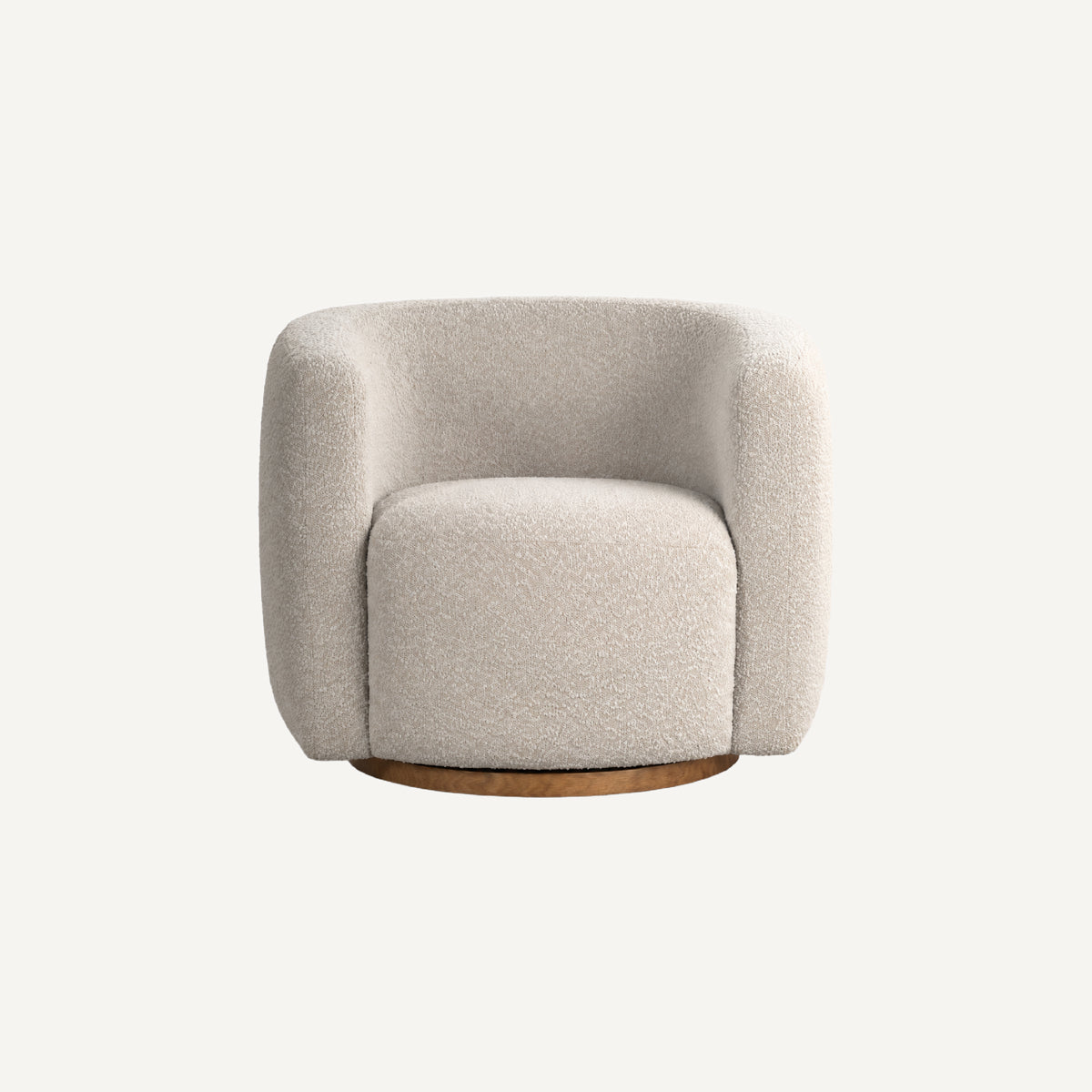 COLAMY AURA Compact Barrel Swivel Accent Chair