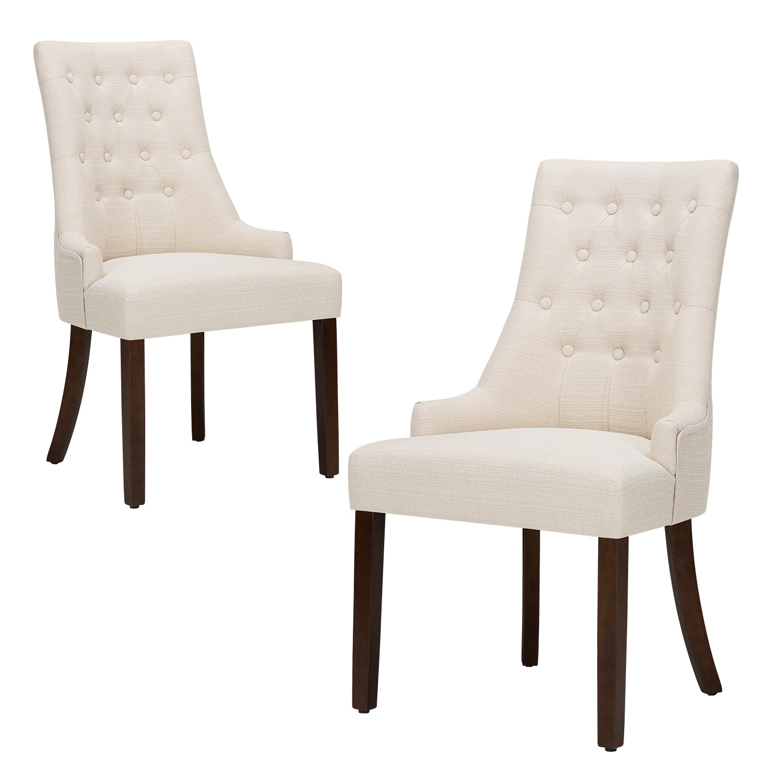 COLAMY Scoop Back Dining Chair