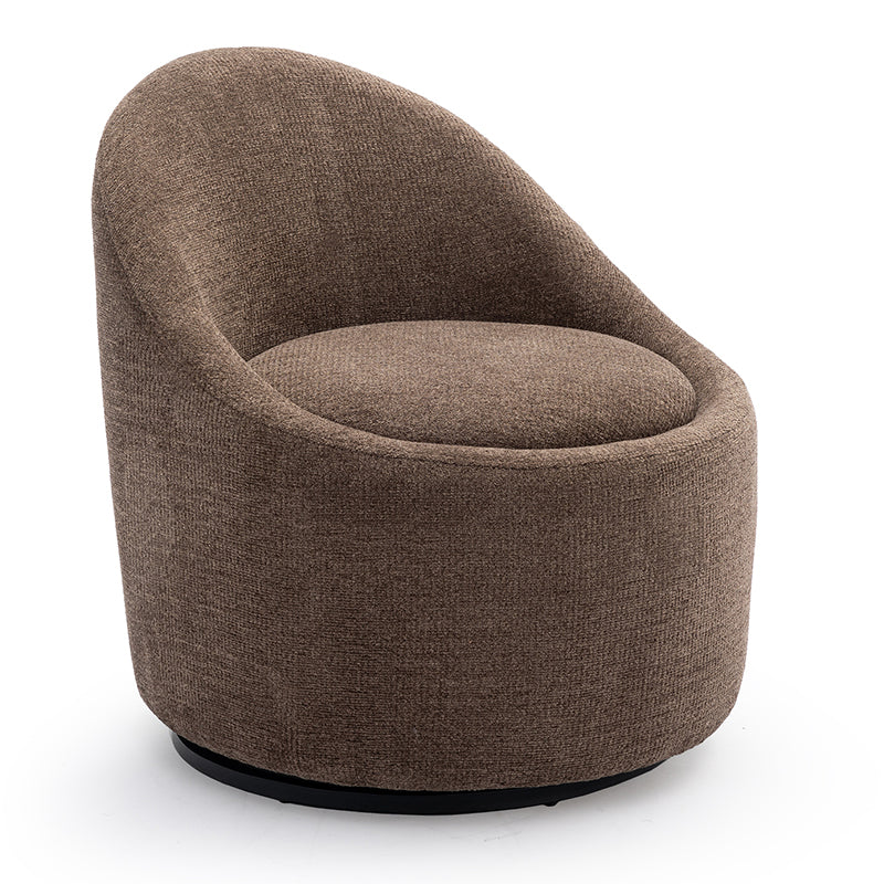 Colamy Chenille Fabric 360° Swivel Accent Chair Model.W188