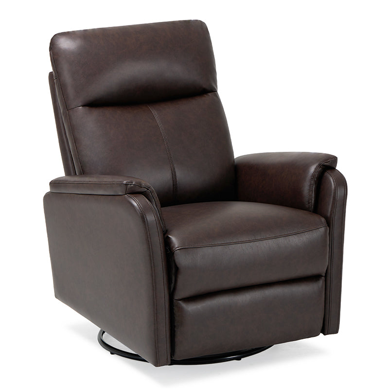 COLAMY PU Leather Swivel Recliner Chair Reclining Nursery Sofa Model.60162