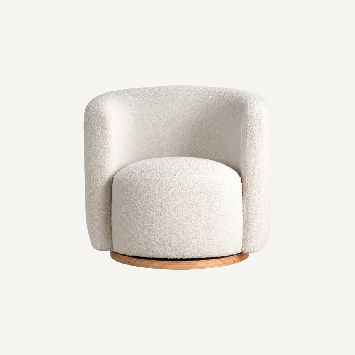COLAMY AURA Oversized Cocoon Swivel Accent Chair