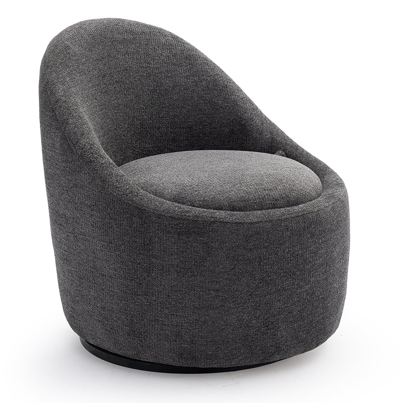 Colamy Chenille Fabric 360° Swivel Accent Chair Model.W188
