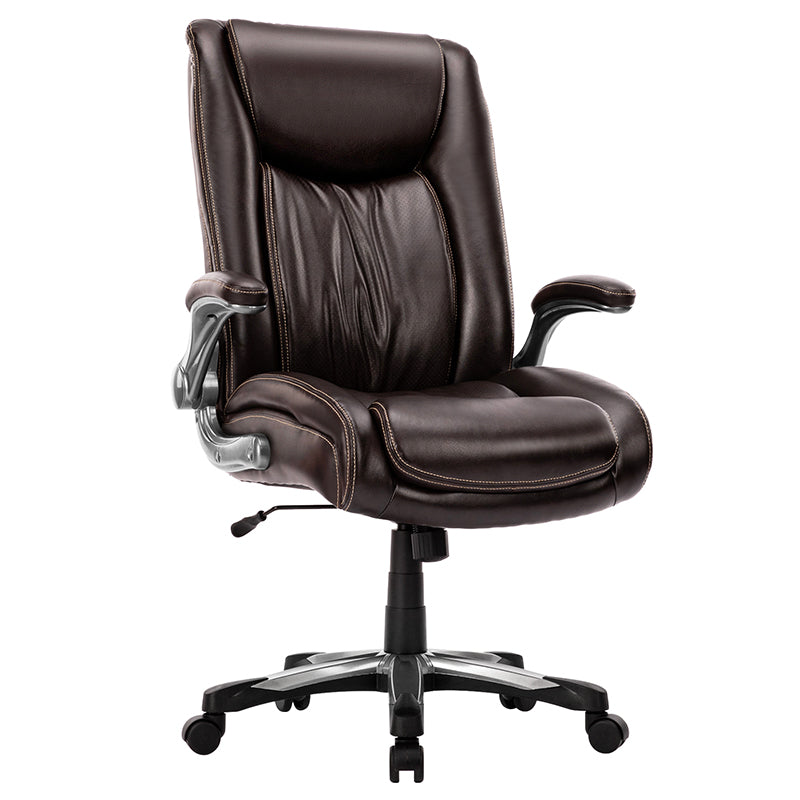 COLAMY PU Leather Big & Tall Office Chair 400lbs Computer Chair Model.5309