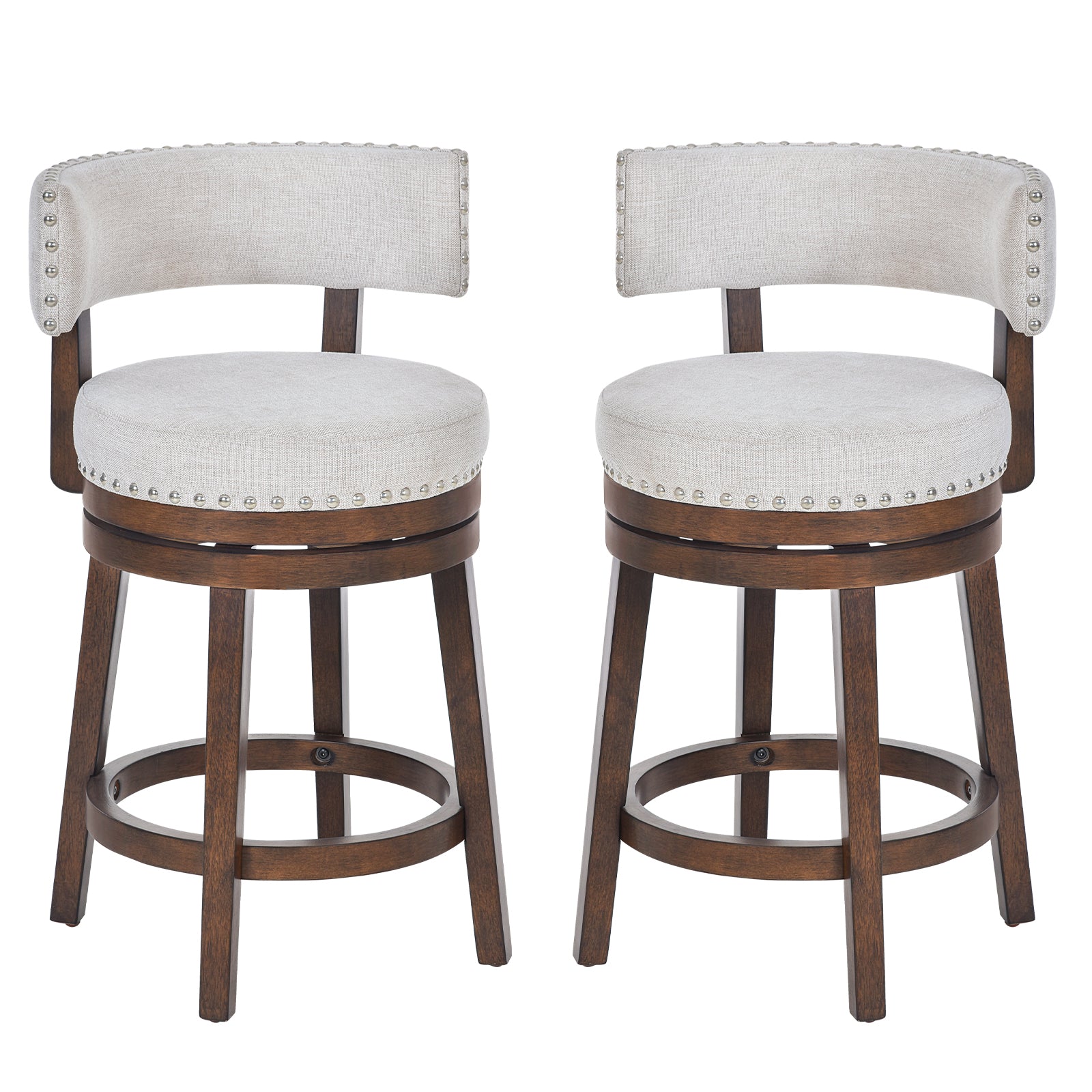COLAMY RENO Vintage Industrial Dining Chair