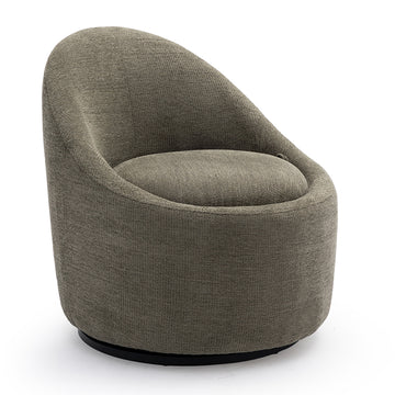 Colamy Chenille Fabric 360° Swivel Accent Chair Model.W188