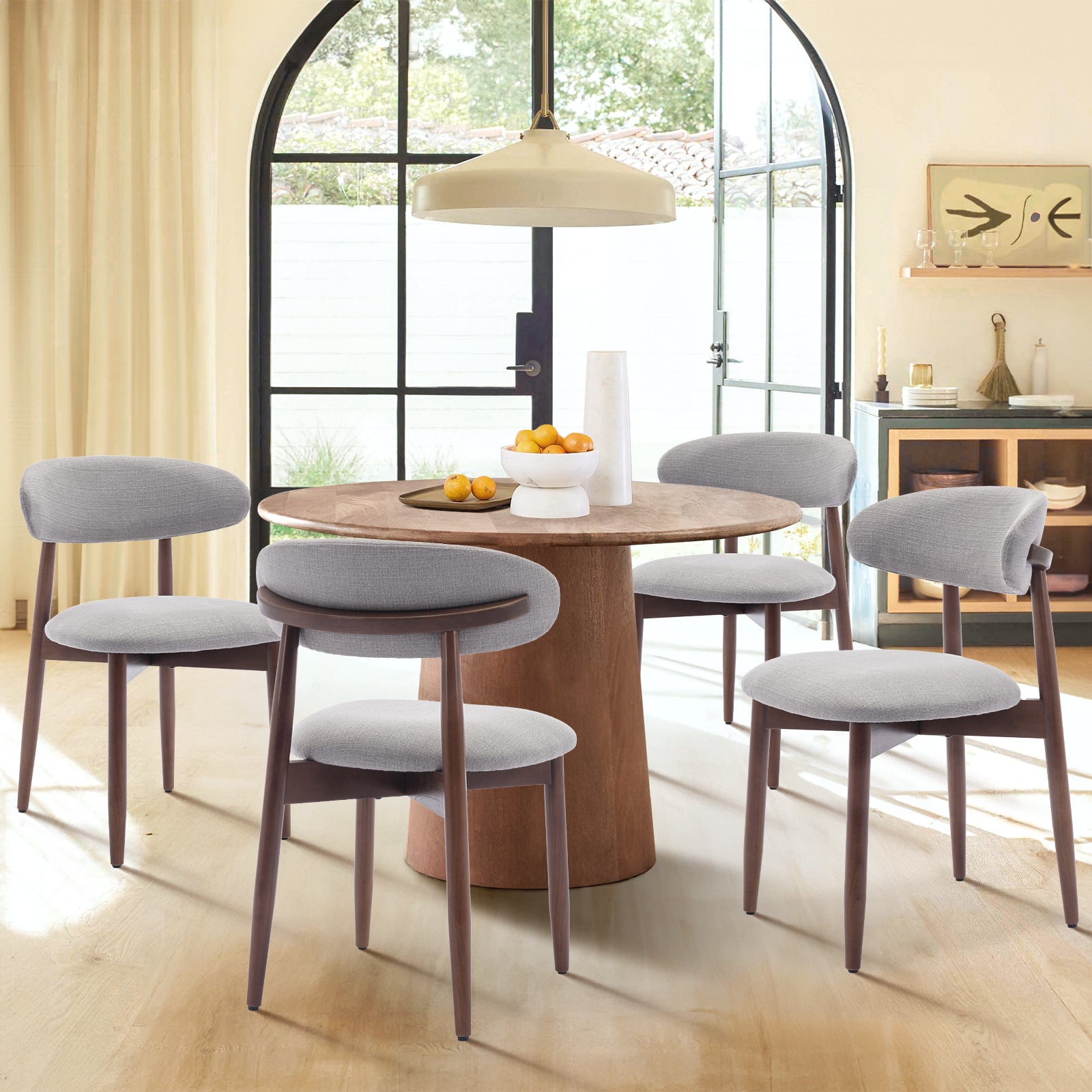 COLAMY NOYA Mid-Century Modern Dining Chair - 1