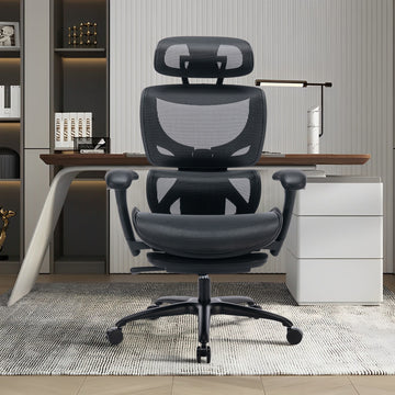 COLAMY Ergonomic Mesh Office Chair with Footrest Model.5188