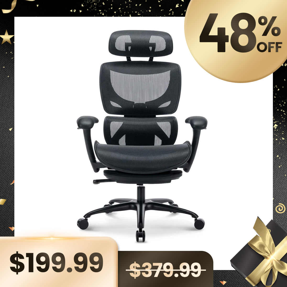 COLAMY AERIX Futuristic Ergonomic Office Chair