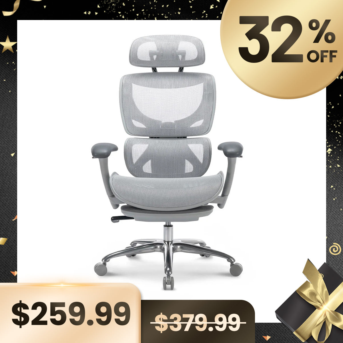 COLAMY AERIX Futuristic Ergonomic Office Chair