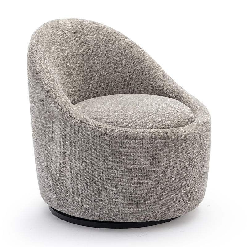 Colamy Chenille Fabric 360° Swivel Accent Chair Model.W188