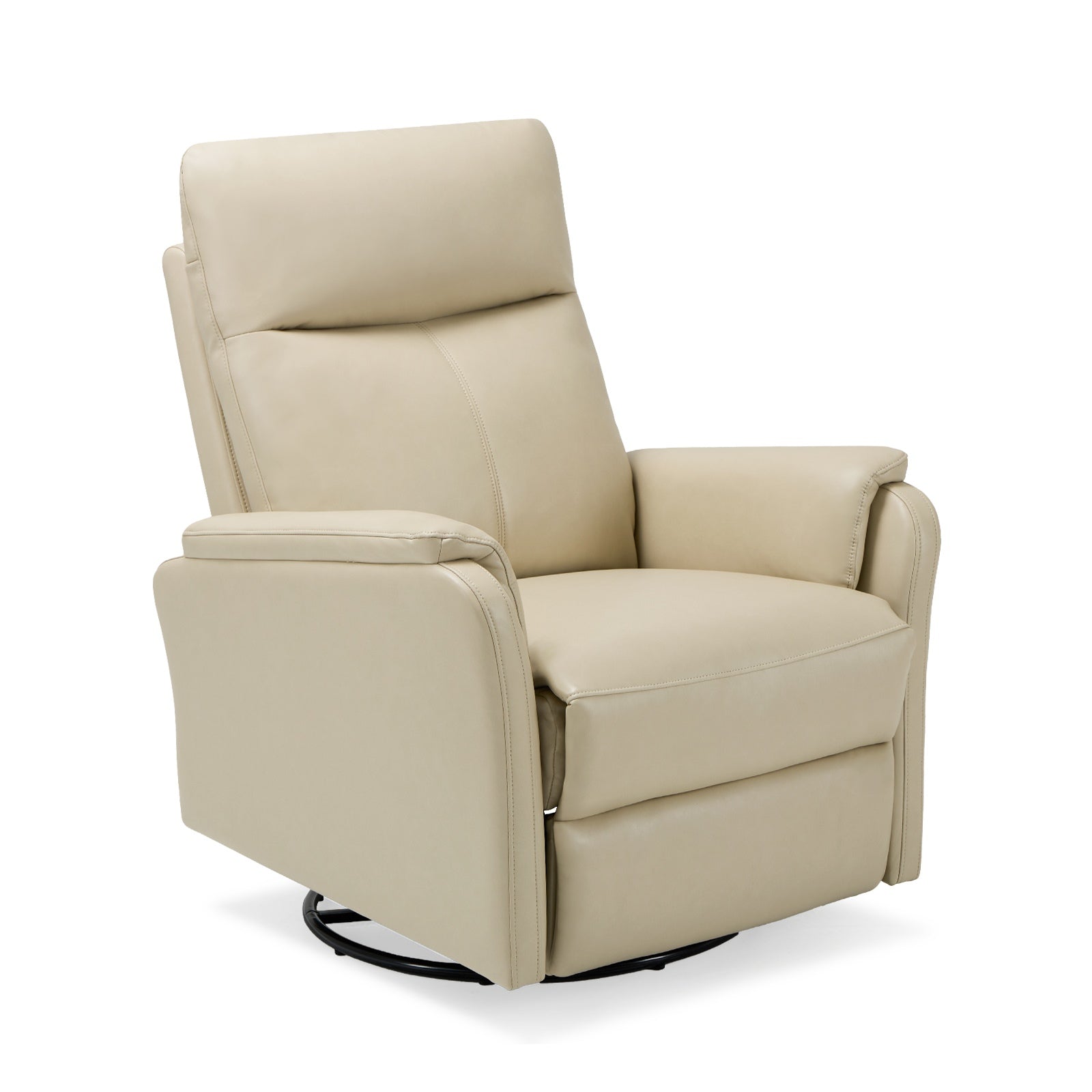 COLAMY PU Leather Swivel Recliner Chair Reclining Nursery Sofa Model.60162