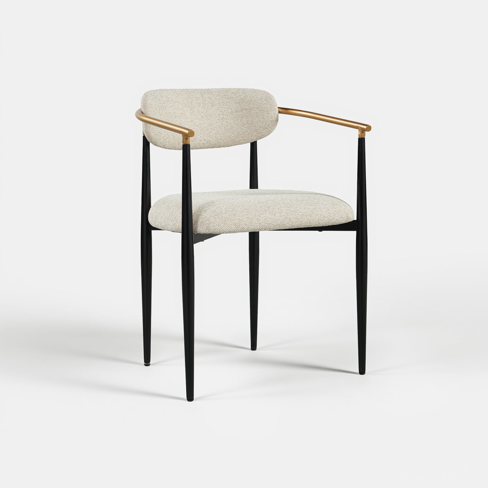 COLAMY MATRIX 19.5 Upholstered Dining Chairs Arms