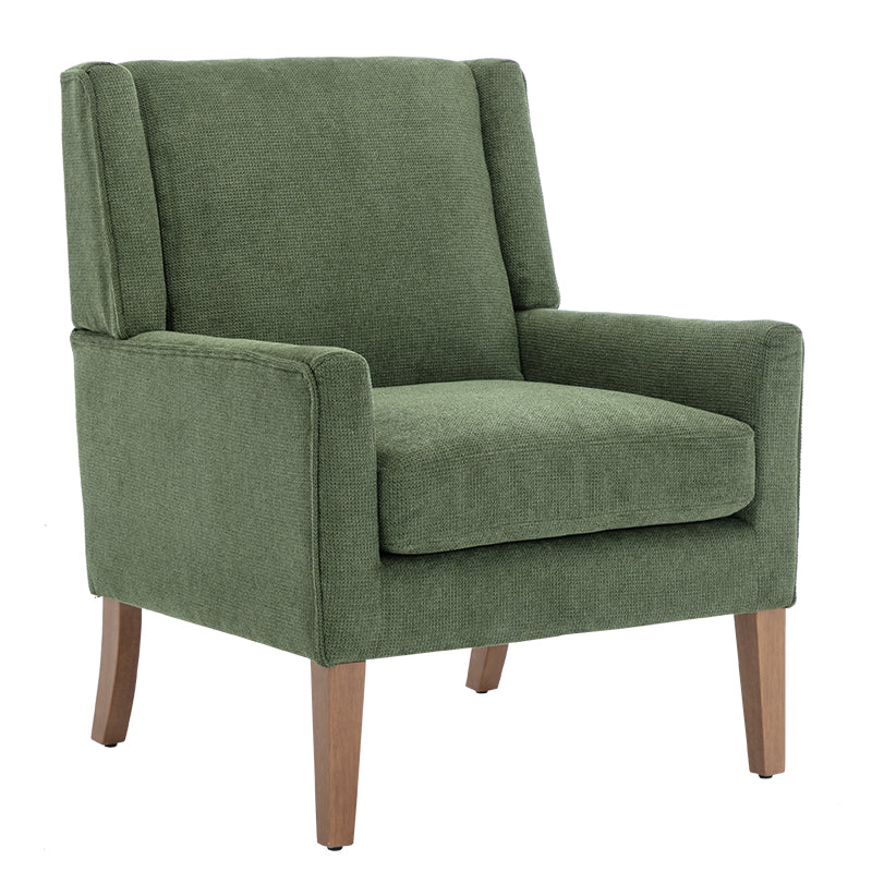 COLAMY Modern Wing-back Fabric Accent Chair Upholstered Single Sofa Chair