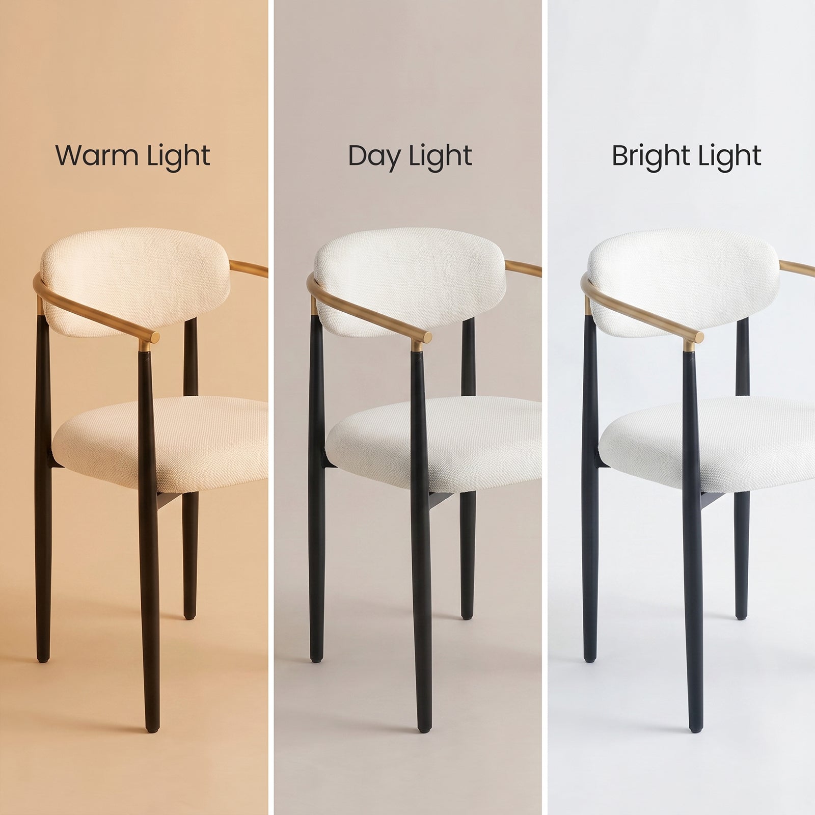 COLAMY MATRIX 19.5'' Upholstered Dining Chairs with Arms