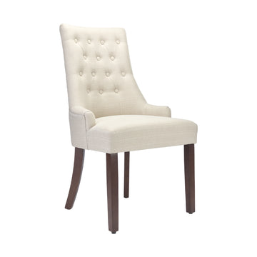 COLAMY Scoop Back Dining Chair