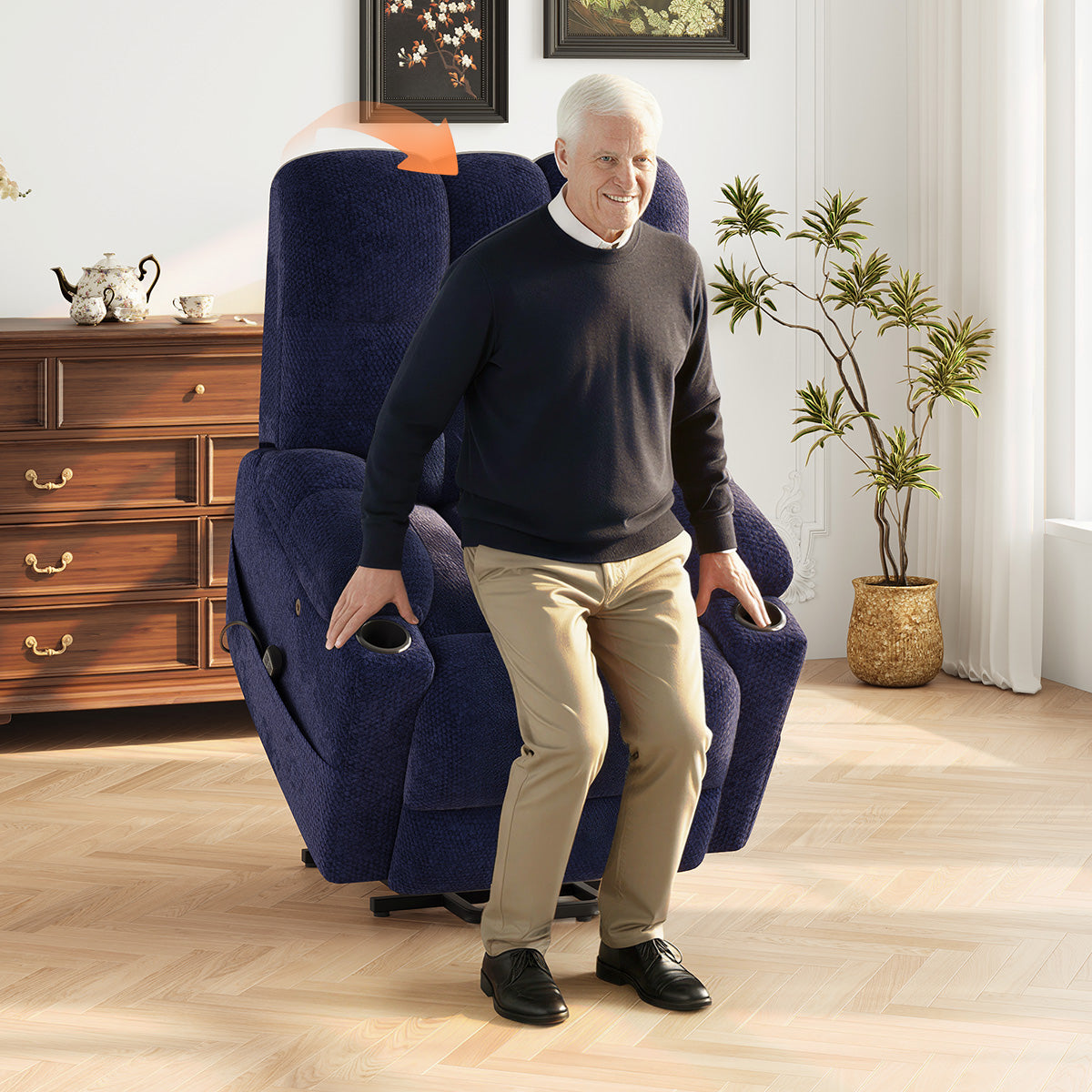 COLAMY SERENE Power Lift Recliner Massage Chair