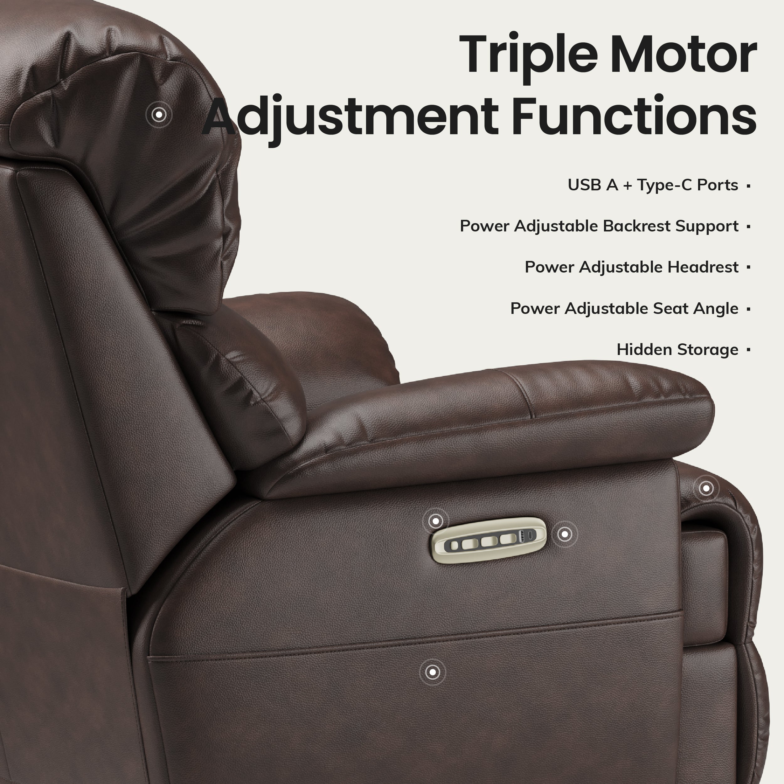 COLAMY FLEX Full-Power Adjustable Recliner