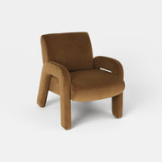 COLAMY AURA Furniture Fully Upholstered Velvet Accent Chair