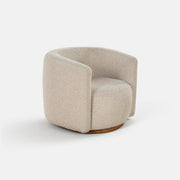 COLAMY AURA Compact Barrel Swivel Accent Chair