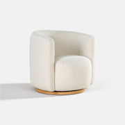 COLAMY AURA Oversized Cocoon Swivel Accent Chair