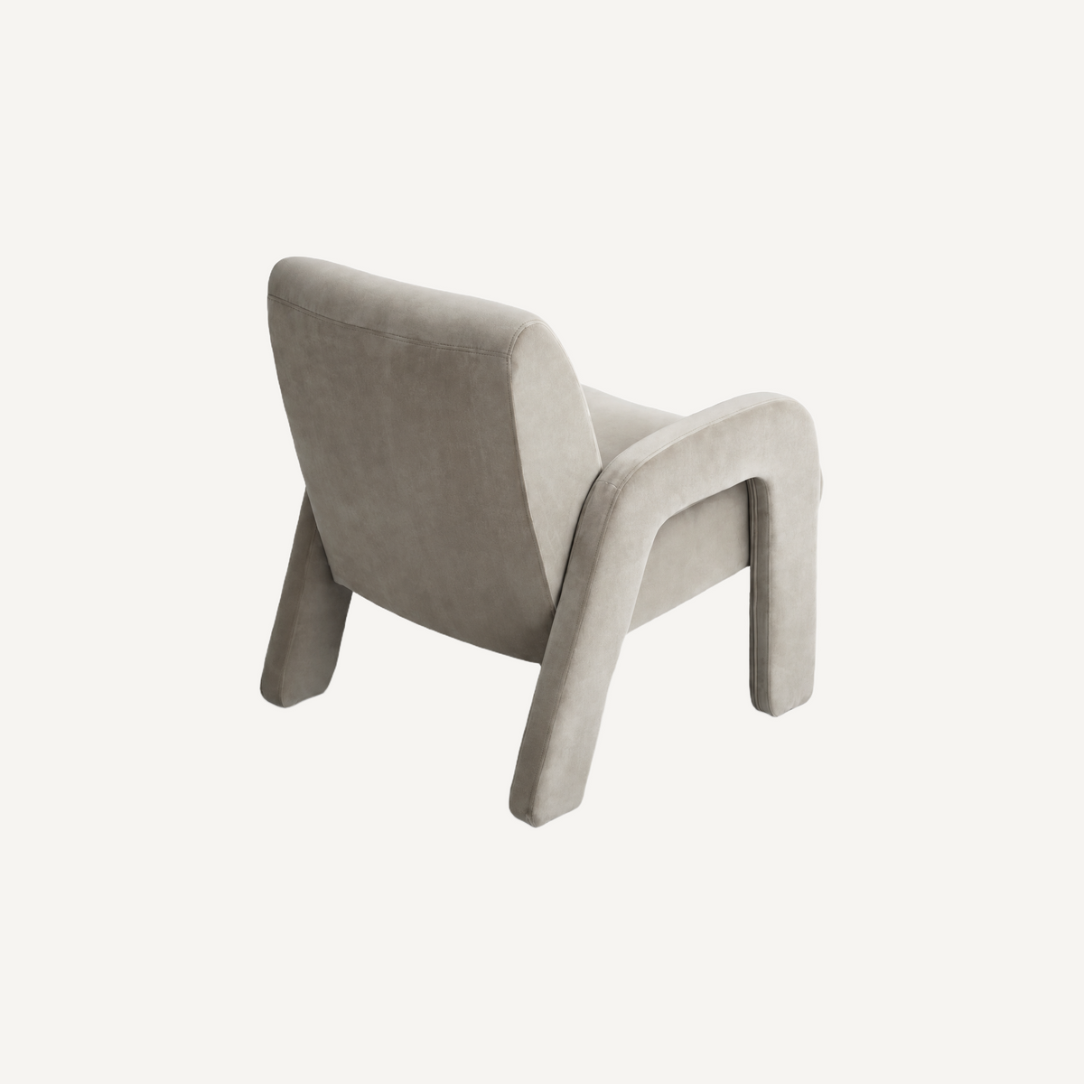 COLAMY AURA Fully Upholstered Velvet Accent Chair