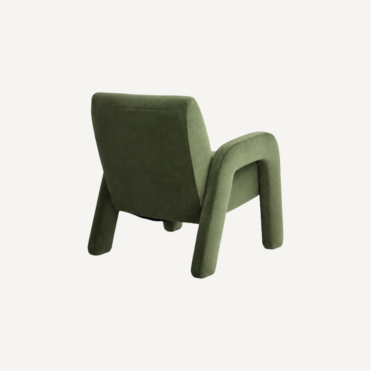 COLAMY AURA Fully Upholstered Velvet Accent Chair