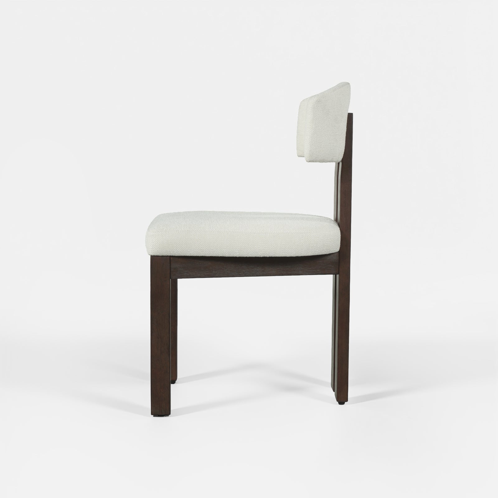 COLAMY HALO Modern Upholstered Wood Dining Chair