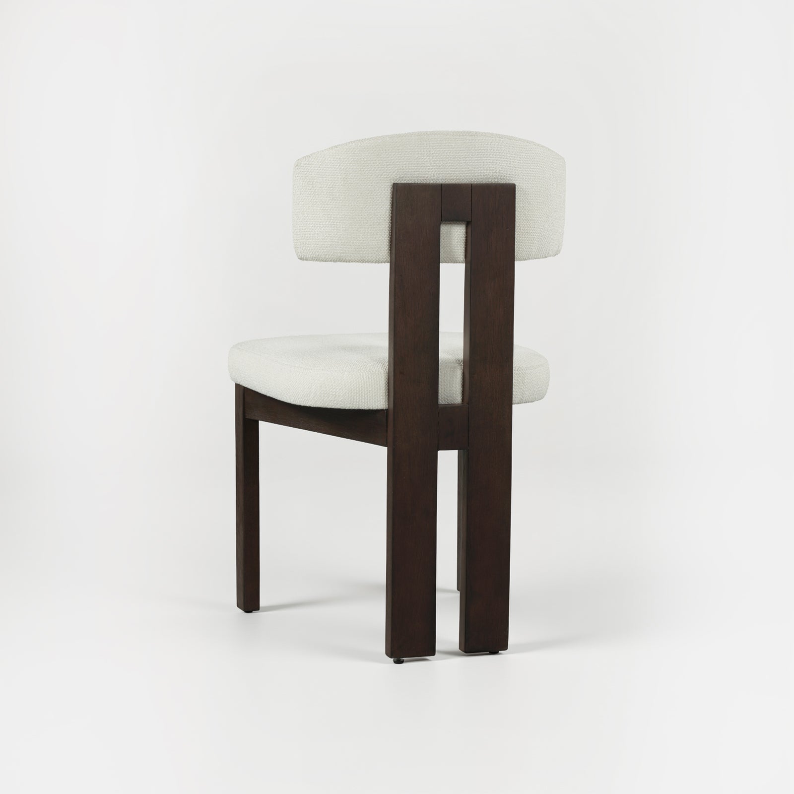 COLAMY HALO Modern Upholstered Wood Dining Chair