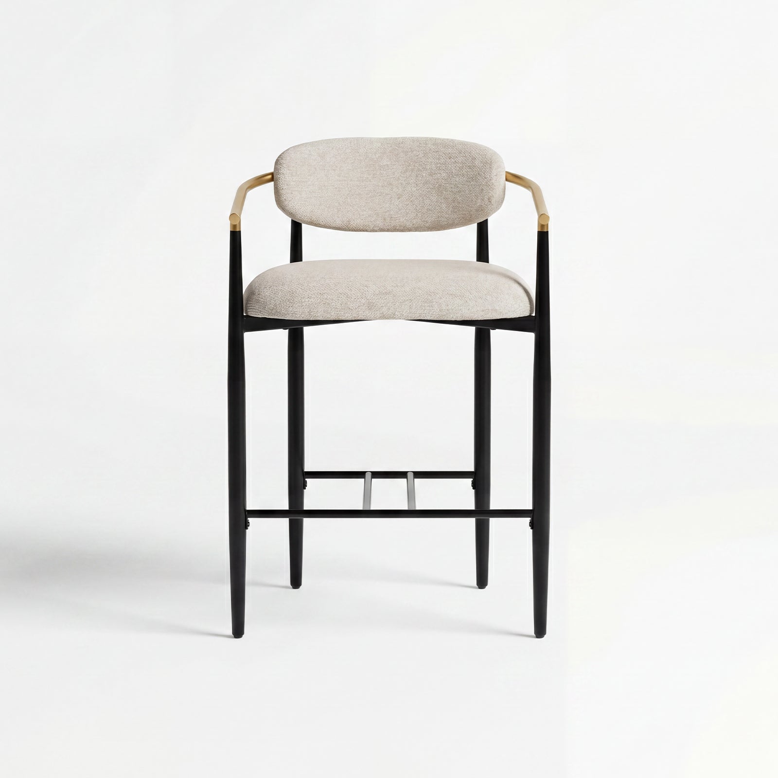 COLAMY MATRIX 25.5" Counter Height Bar Stools with Arms