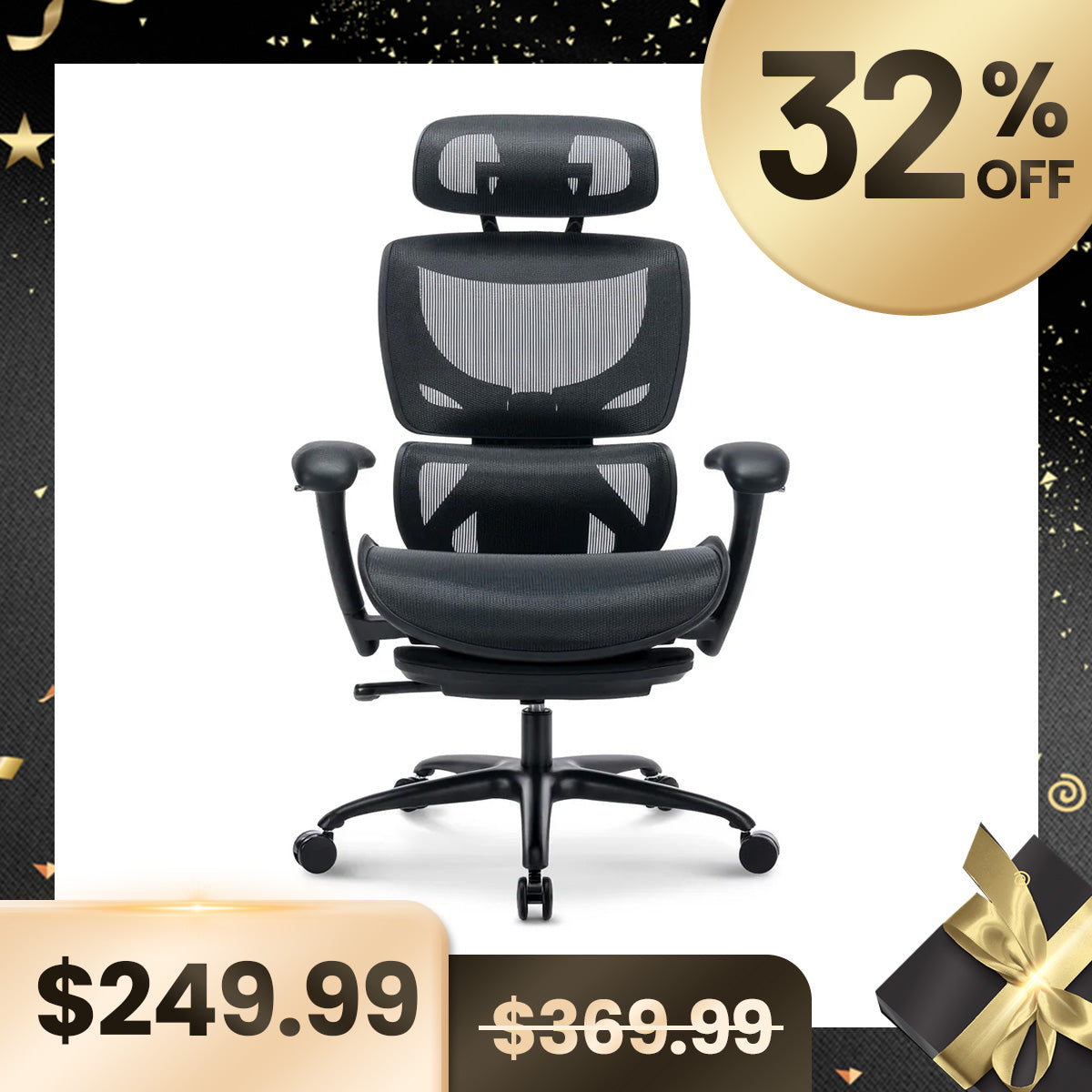 COLAMY AERIX Futuristic Ergonomic Office Chair