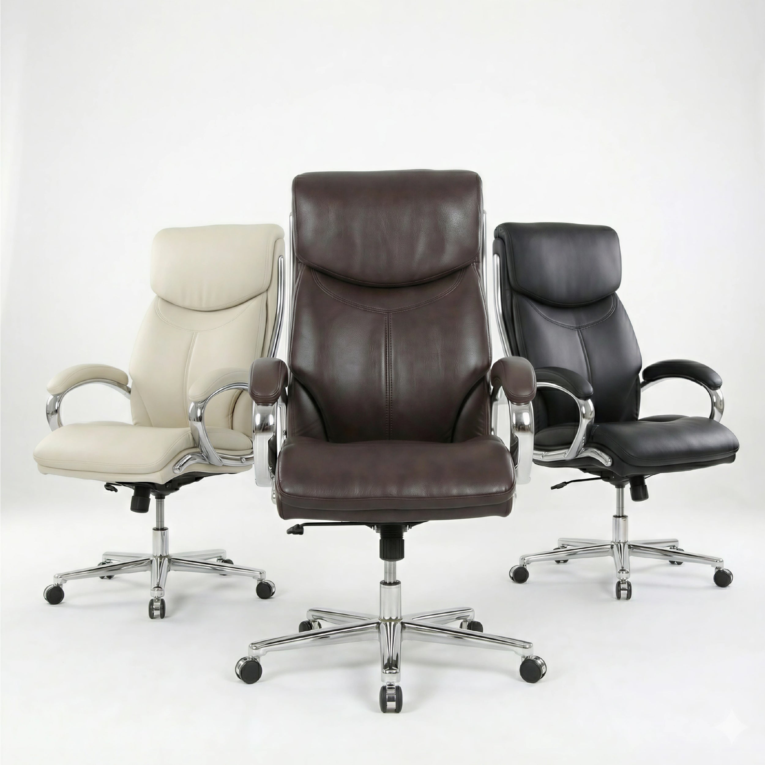 COLAMY MARCUS One-Piece Setup Swivel Office Chair