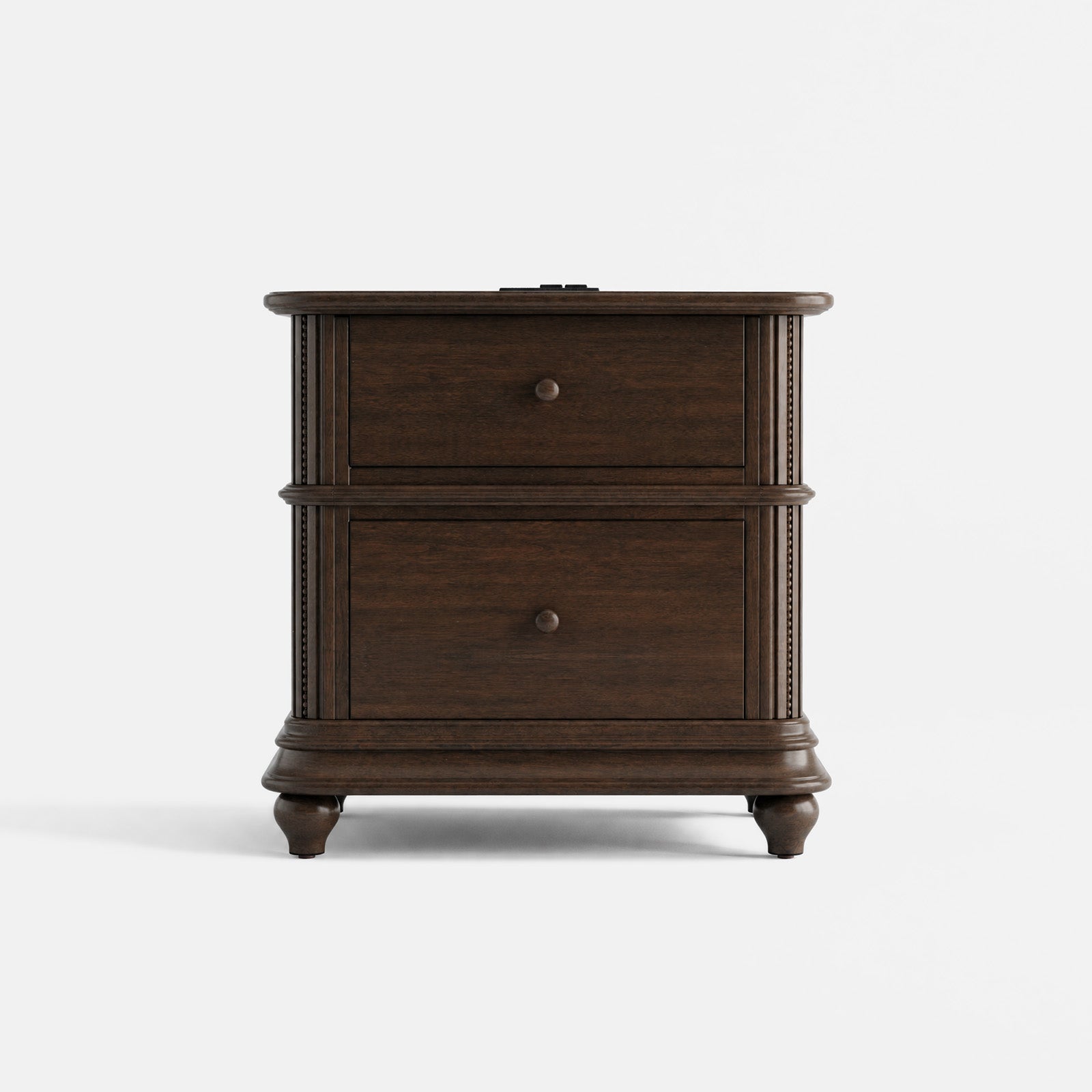 COLAMY ROWAN 2 Drawer Nightstand