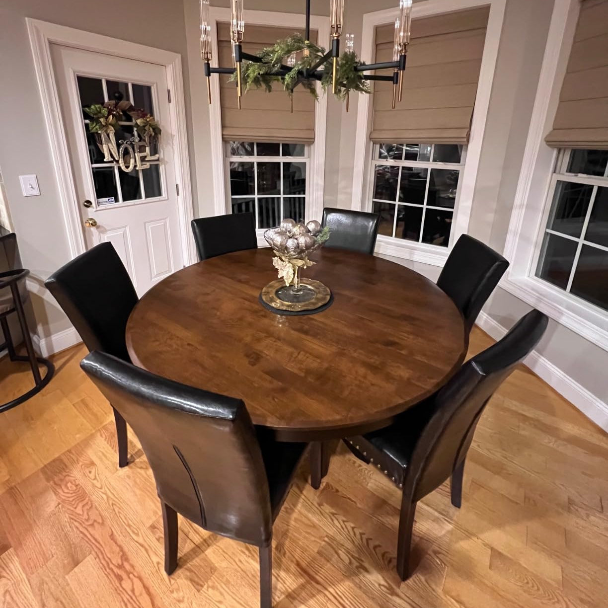 COLAMY Nailhead Trim Parsons Dining Chair