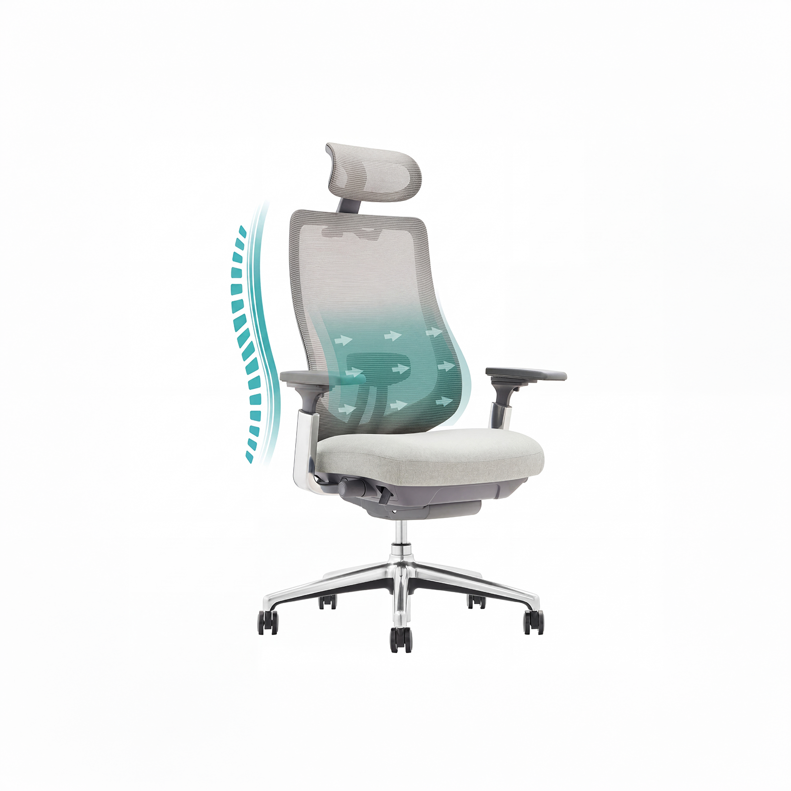 COLAMY ATLAS Ergonomic High Back Mesh Office Chair | BIFMA Certified