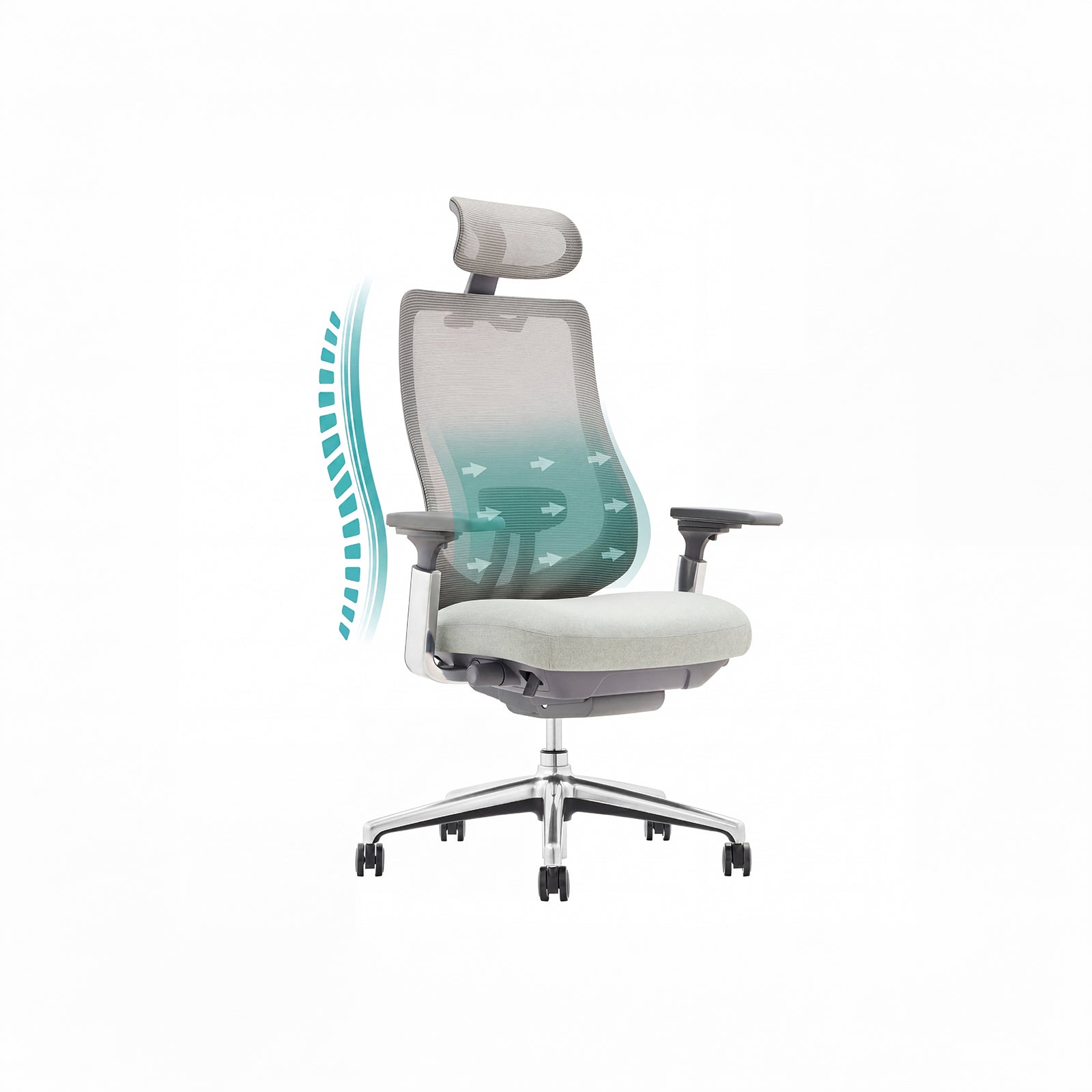 COLAMY ATLAS Ergonomic High Back Mesh Office Chair | BIFMA Certified