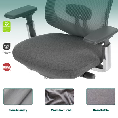 COLAMY ATLAS Ergonomic Mesh Back Office Chair with Slide Seat