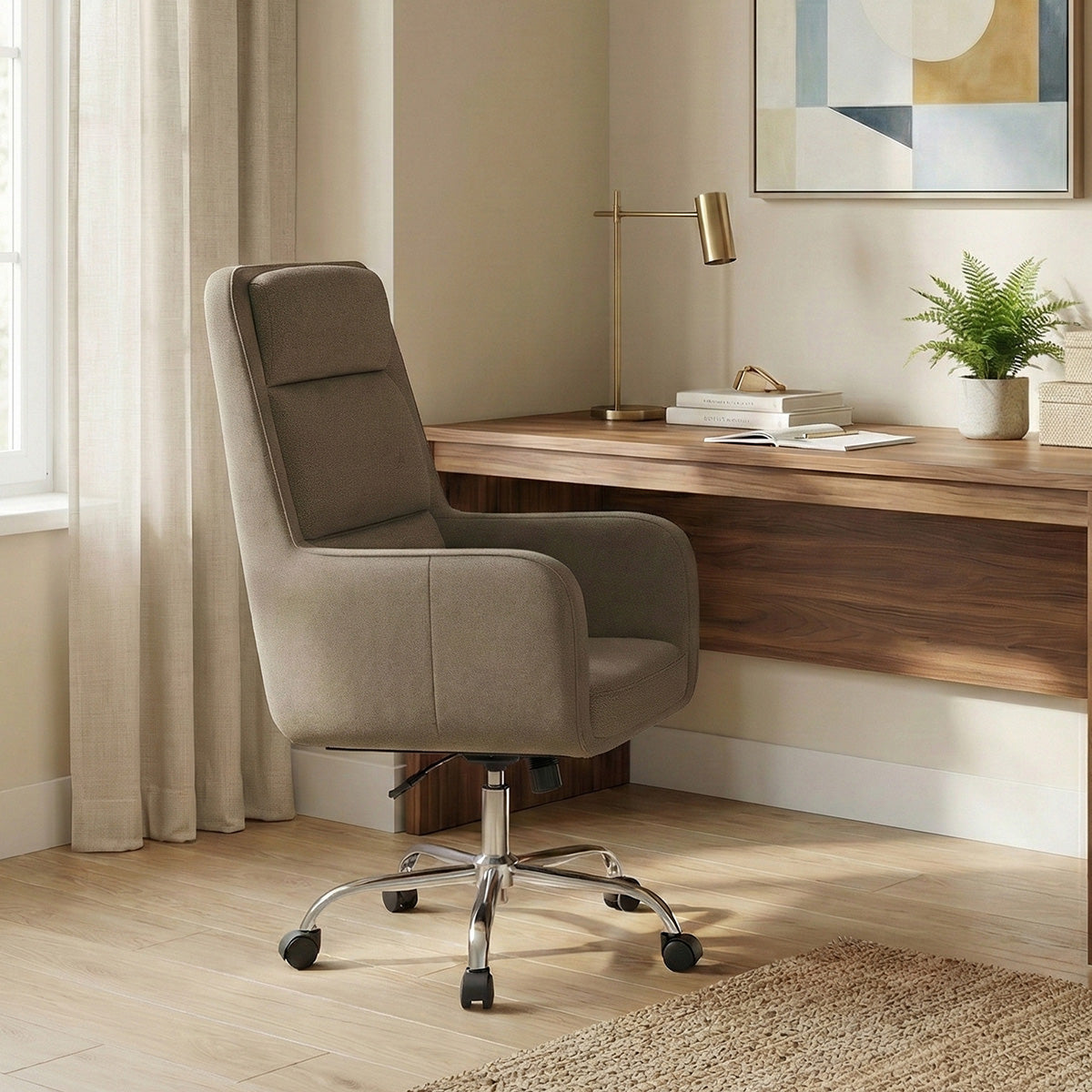 COLAMY COCOON High-Load Cloud Comfort Swivel Office Chair for Home & Beyond