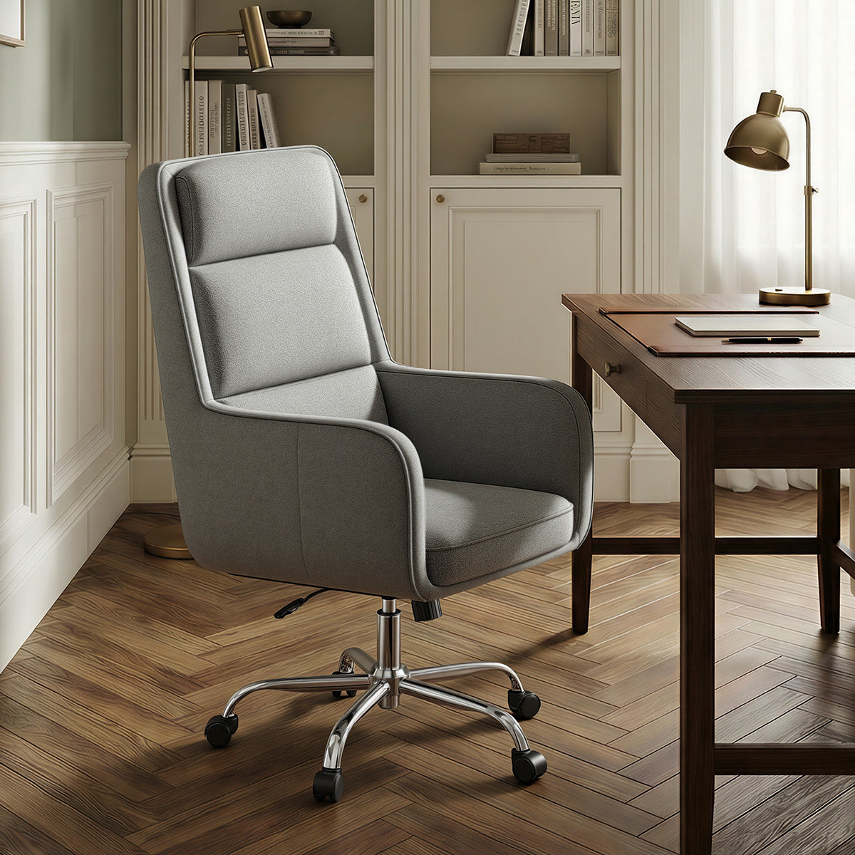 COLAMY COCOON High-Load Cloud Comfort Swivel Office Chair for Home & Beyond