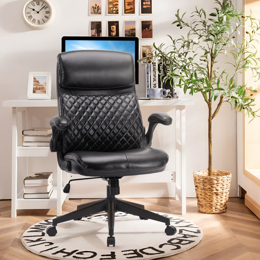 COLAMY 270LBS Ergonomic Office Chair with Diamond Shape Padded Back Model.5133