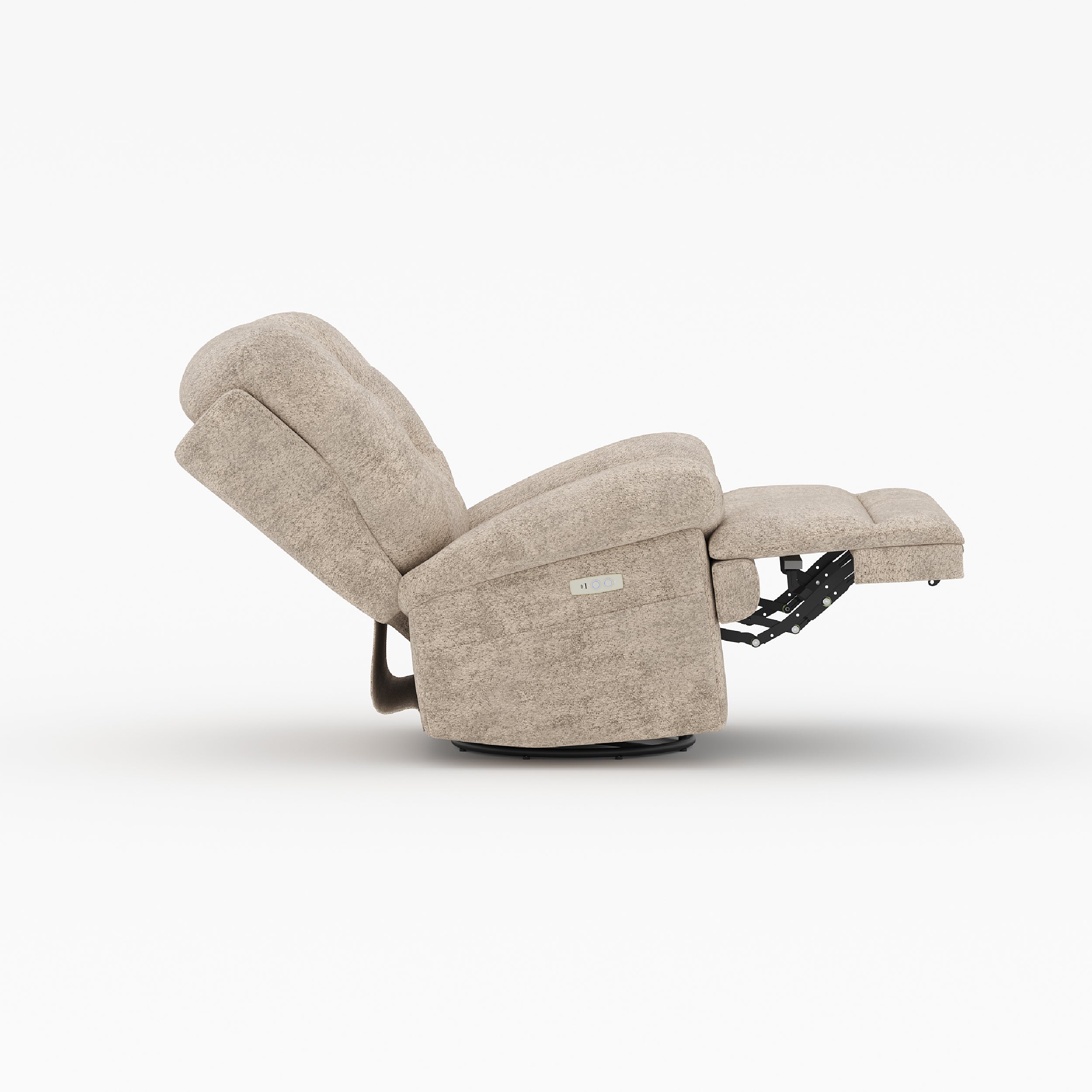 COLAMY FLOREN Plush-Power Swivel Recliner