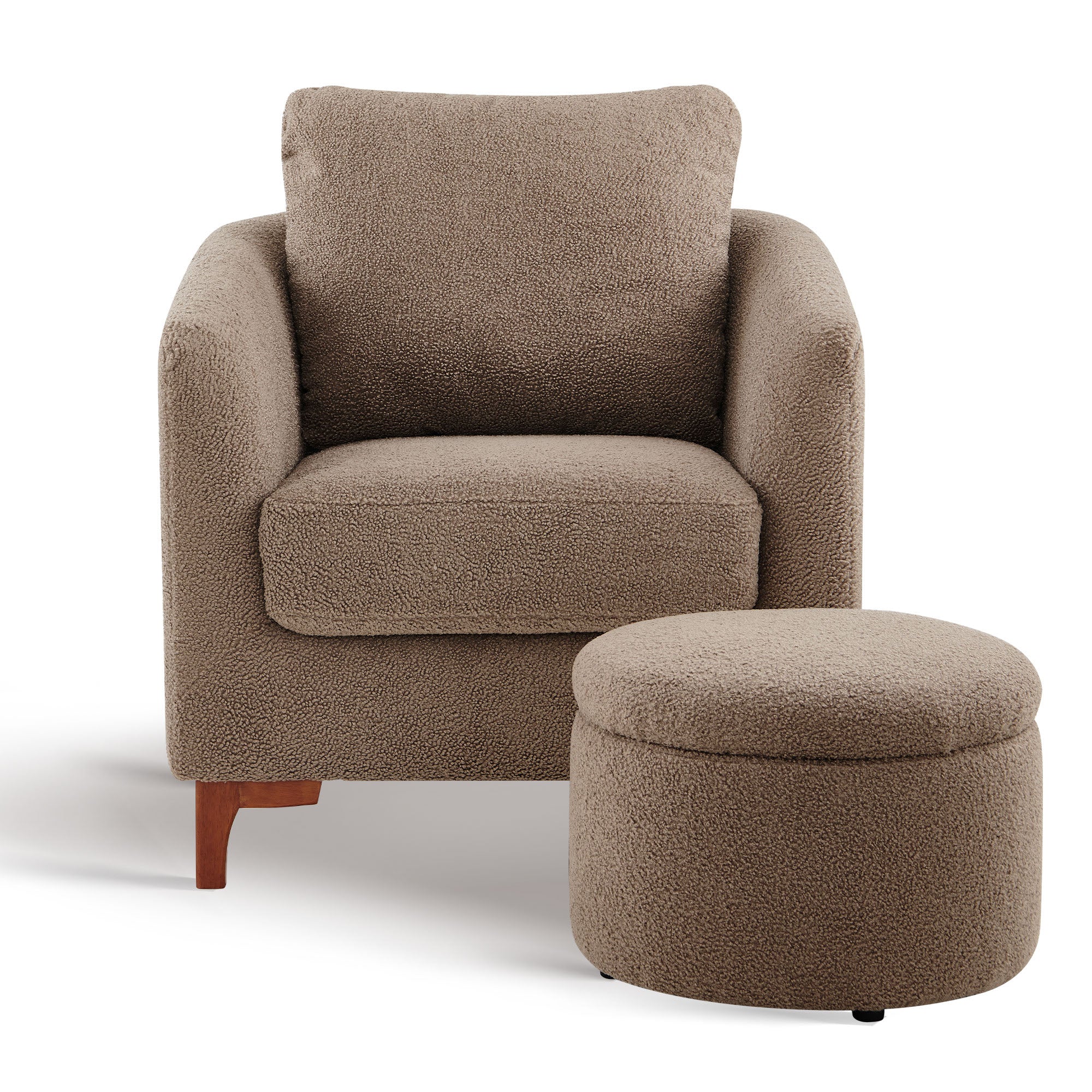COLAMY SOLMI Scandi Cozy Accent Chair