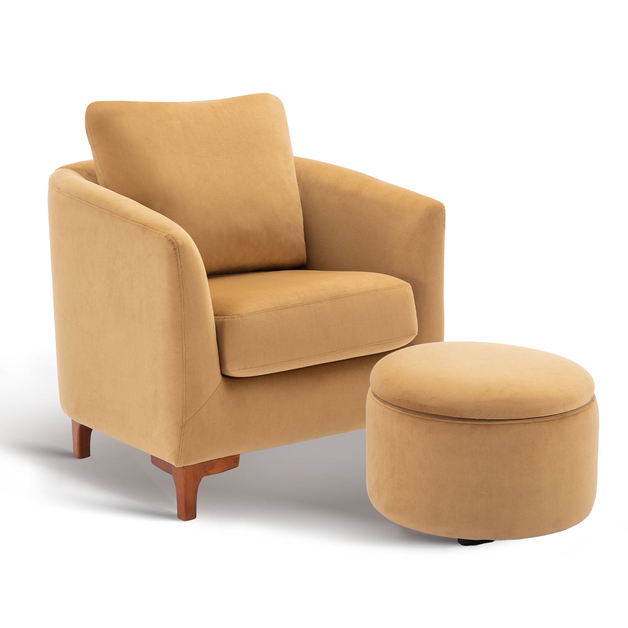 COLAMY SOLMI Scandi Cozy Accent Chair