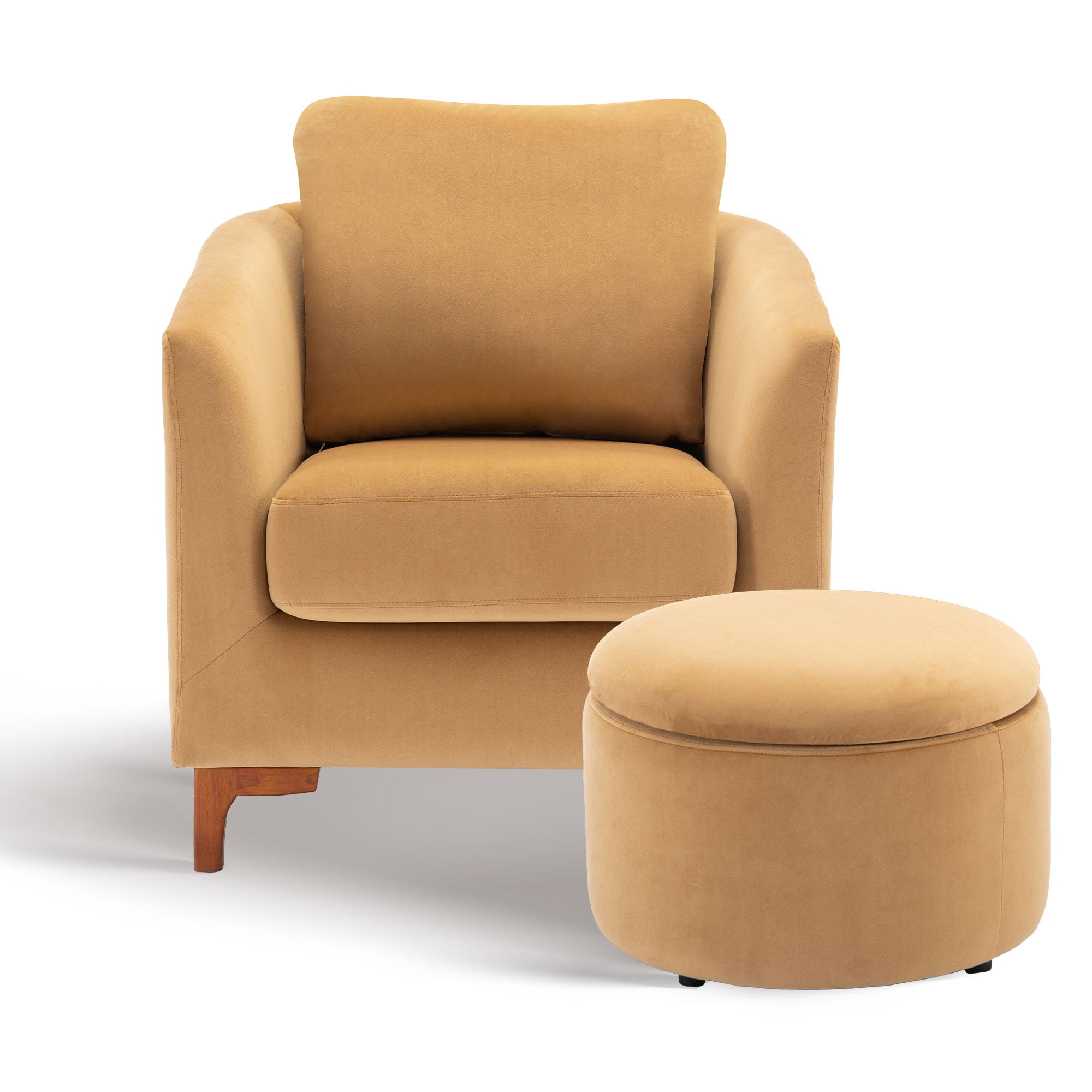 COLAMY SOLMI Scandi Cozy Accent Chair