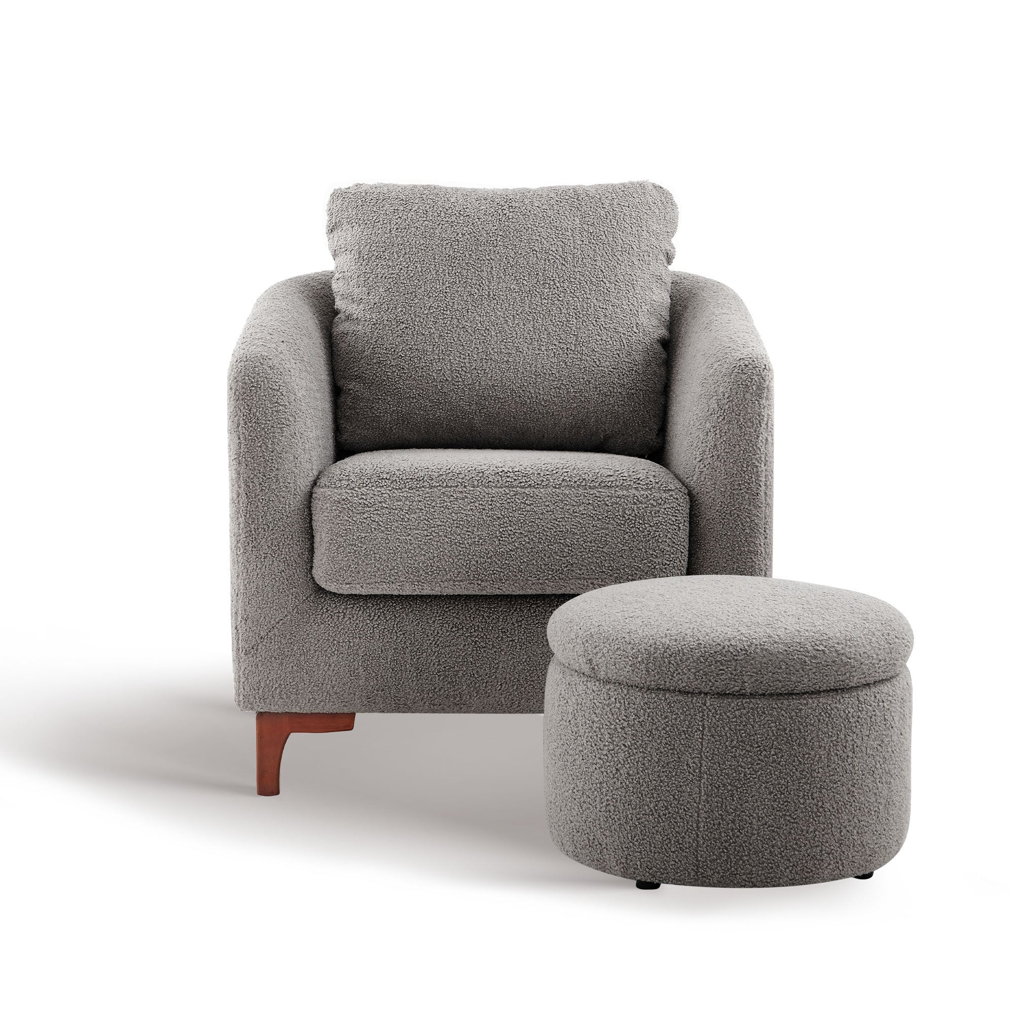 COLAMY SOLMI Scandi Cozy Accent Chair
