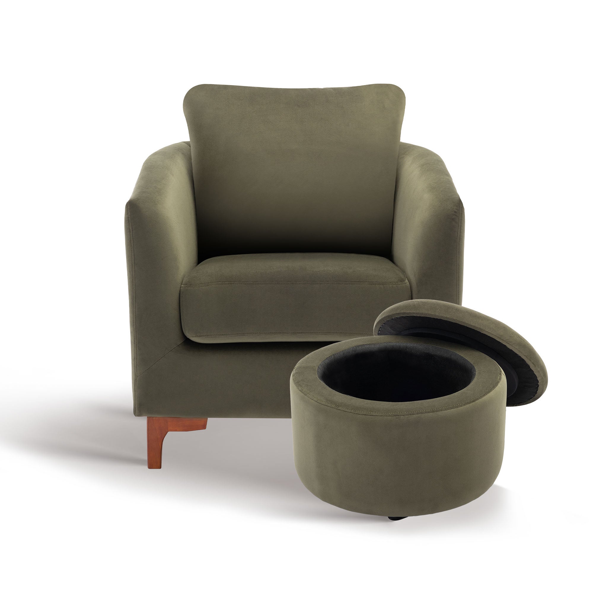 COLAMY SOLMI Scandi Cozy Accent Chair